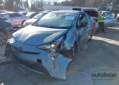 2022 Toyota Prius Xle z USA, uszkodzony, nr VIN JTDKAMFU2N3175038